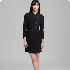 Burberry Brit Cara Black Moto Dress